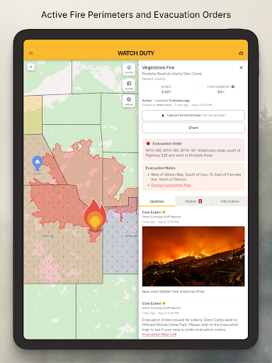 Watch Duty: Wildfire & Floods screenshot