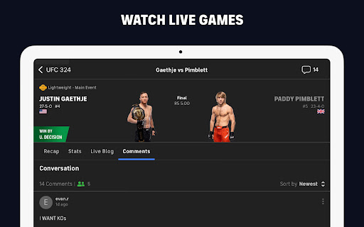 CBS Sports: Live Scores & News screenshot