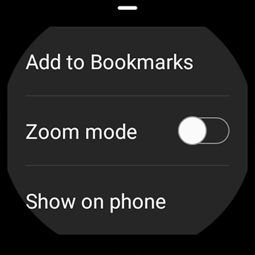 Samsung Browser screenshot