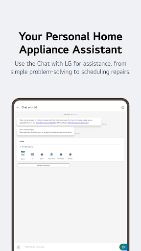 LG ThinQ screenshot