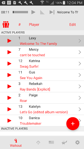 Walkout Song DJ screenshot
