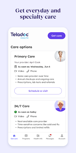 Teladoc Health screenshot