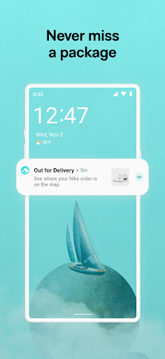 Route: Package Tracker screenshot