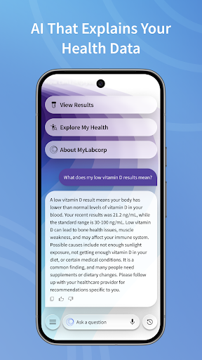 MyLabcorp screenshot