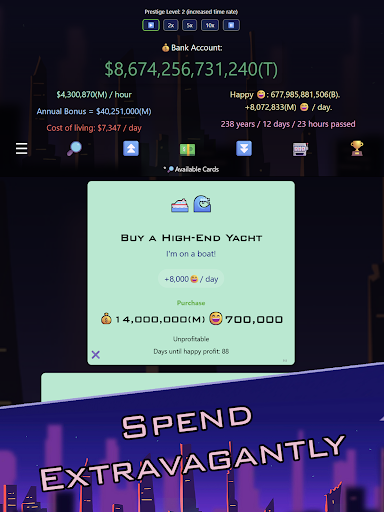 Idle Trillionaire: Money Game screenshot