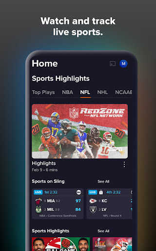 Sling: Live TV + Freestream screenshot