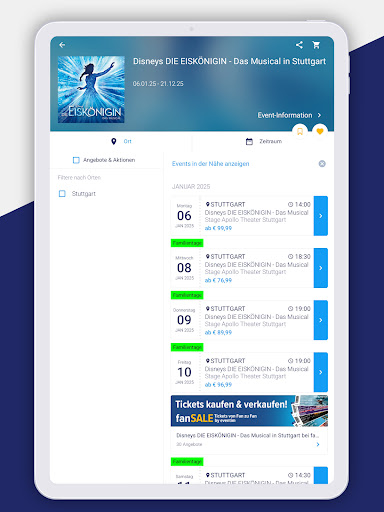 EVENTIM DE: Tickets for Events screenshot