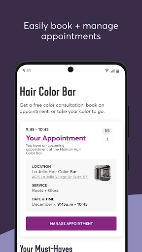 Madison Reed App screenshot
