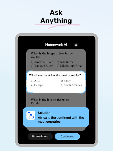 Homework AI - Math & Essay App screenshot