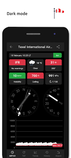 Metar-Taf - Visual decoder screenshot