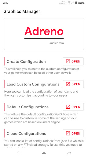 Graphics Manager : GFX Addon screenshot