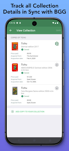 Board Game Stats screenshot