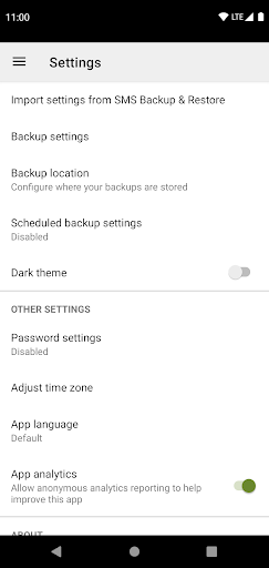 SMS Backup & Restore Pro screenshot