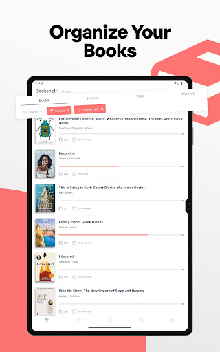 Bookshelf-Your virtual library screenshot
