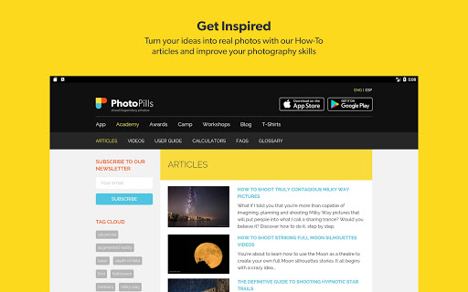 PhotoPills screenshot