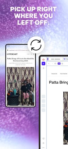 Opera: Private Web Browser screenshot