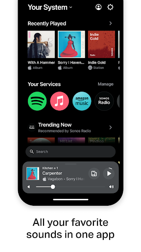 Sonos screenshot