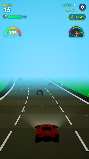 Retro Road Racer - Car Racing screenshot
