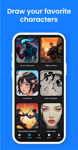 Learn to Draw Anime by Steps screenshot