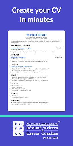Resume Builder - CV Engineer screenshot