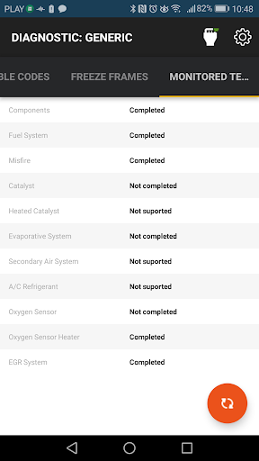 OBD JScan screenshot