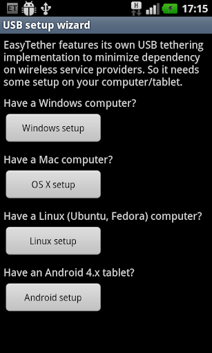 EasyTether Pro screenshot