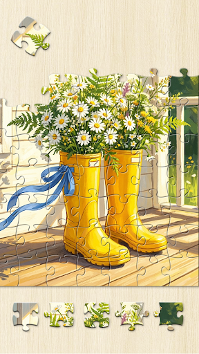 Slow Living Jigsaw Puzzle game screenshot