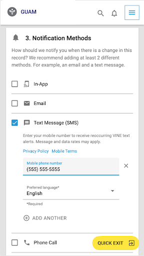 VINELink screenshot