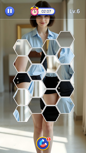 Heartstring Puzzle-Girl Jigsaw screenshot