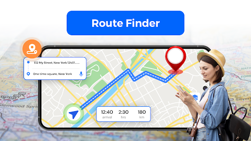 GPS Map Driving Directions screenshot