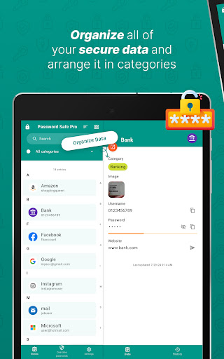Password Safe and Manager screenshot