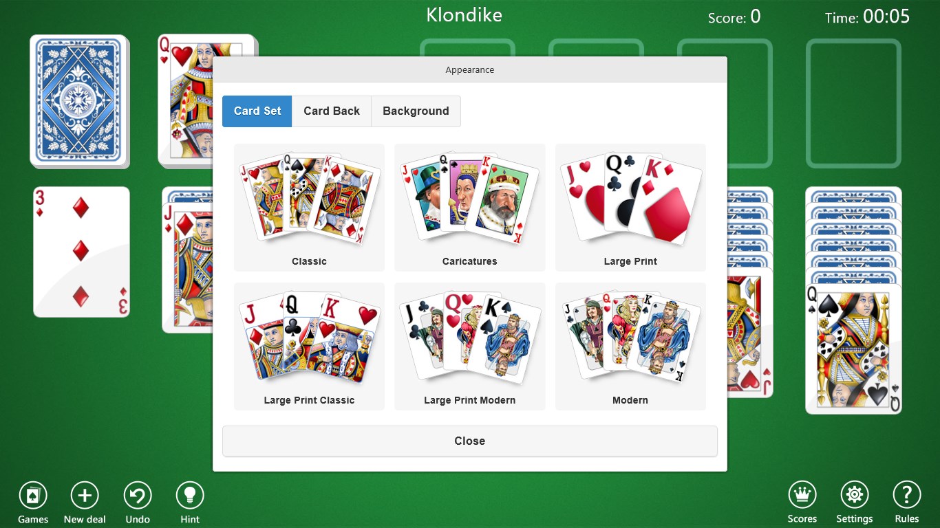 Klondike Solitaire Collection Free screenshot