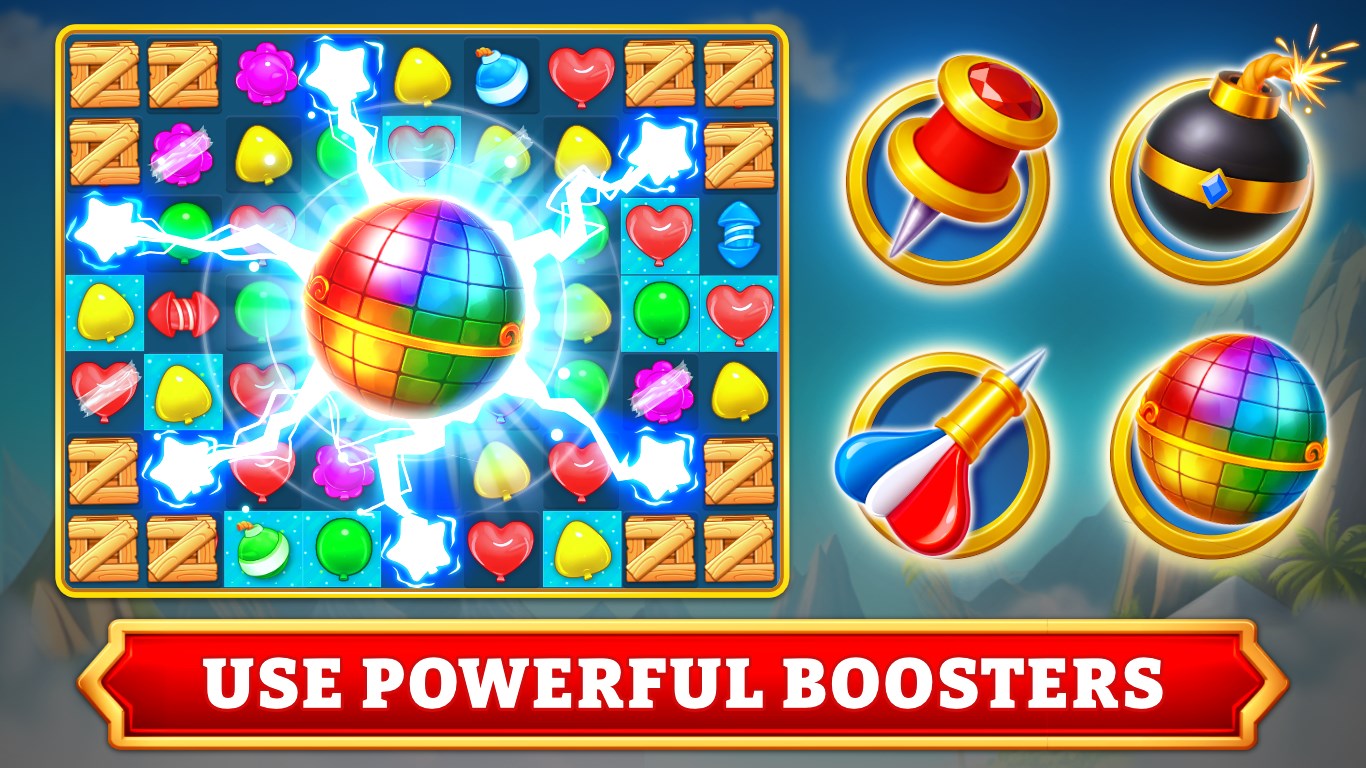 Balloon Paradise - Match 3 Puzzle Game screenshot