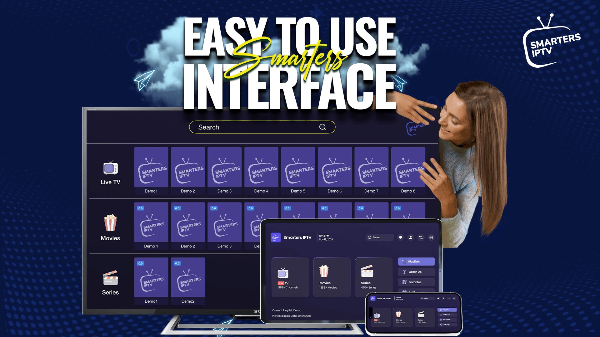 Smarters IPTV screenshot