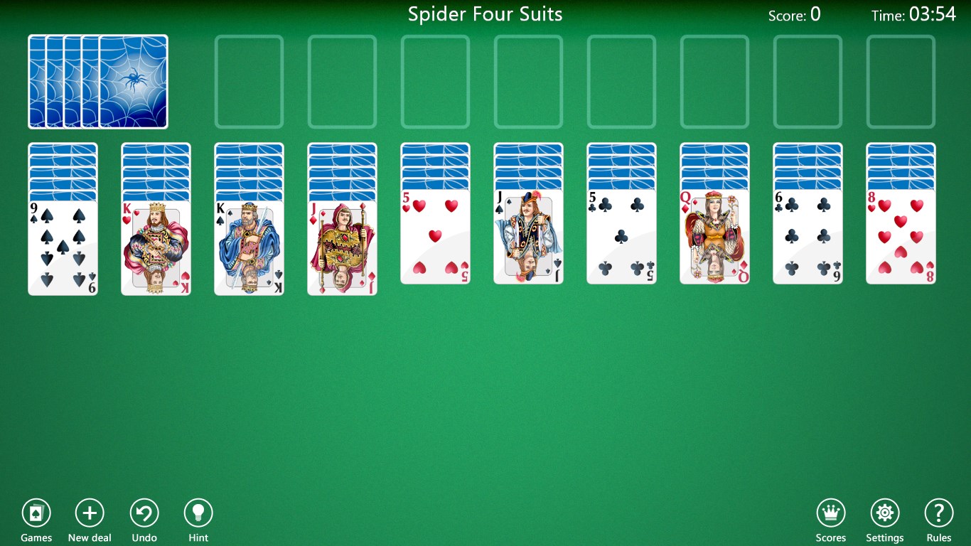 Spider Solitaire Collection Free screenshot