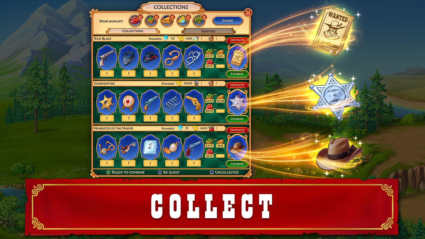 Jewels of the Wild West: Match 3 Puzzle Game screenshot