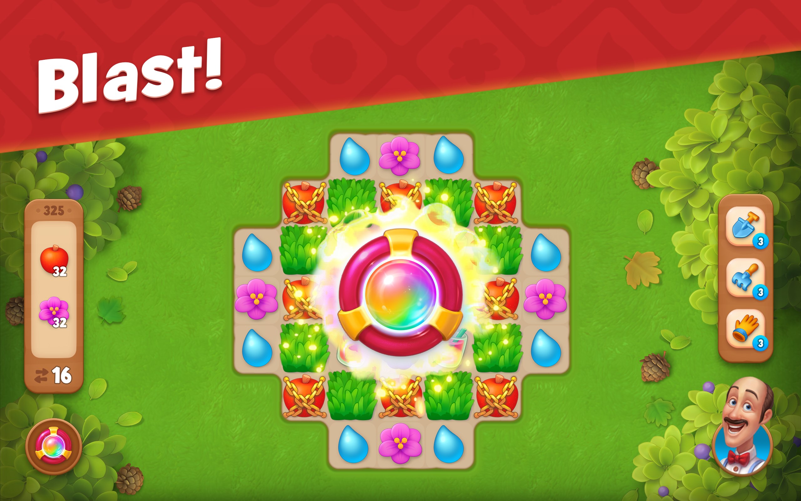 Gardenscapes screenshot