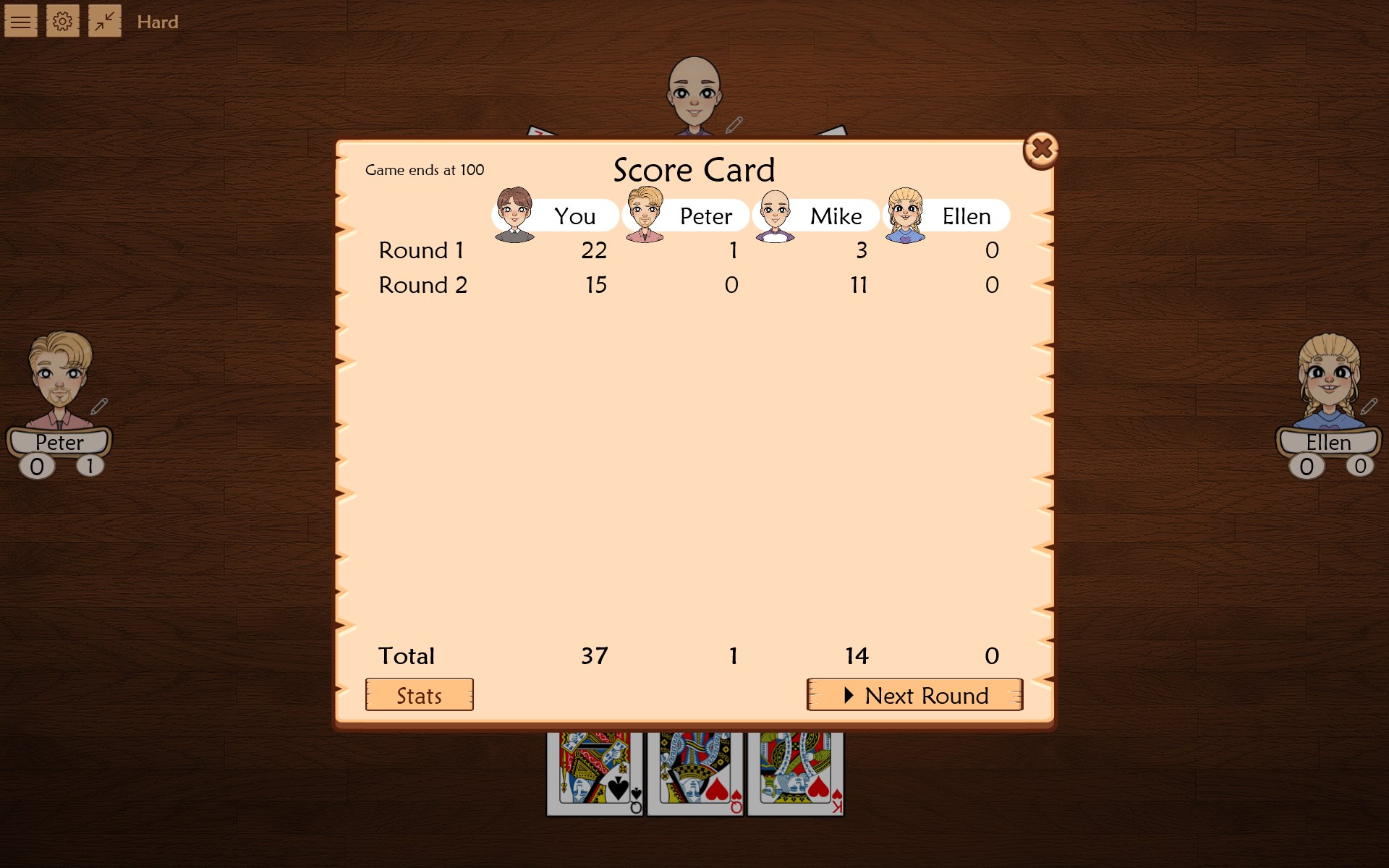 Hearts Pro screenshot