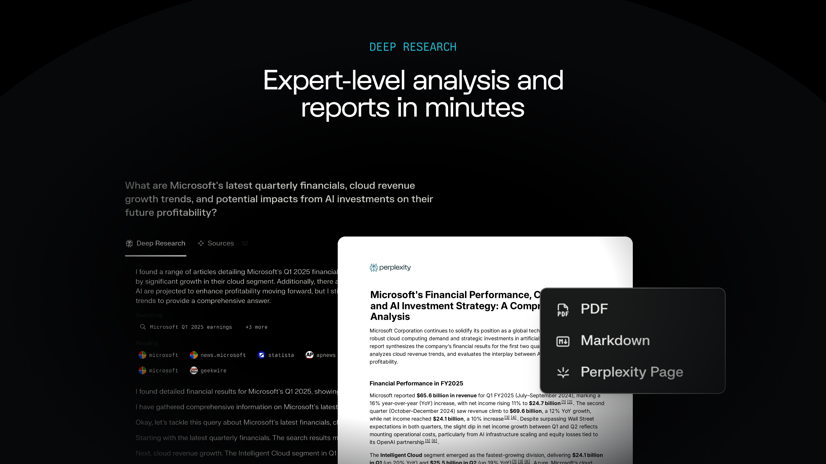 Perplexity screenshot