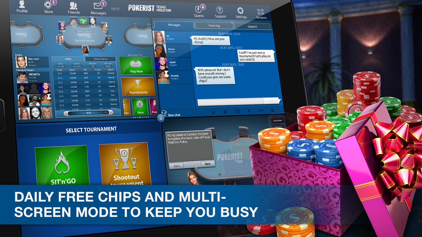 Pokerist Texas Poker screenshot