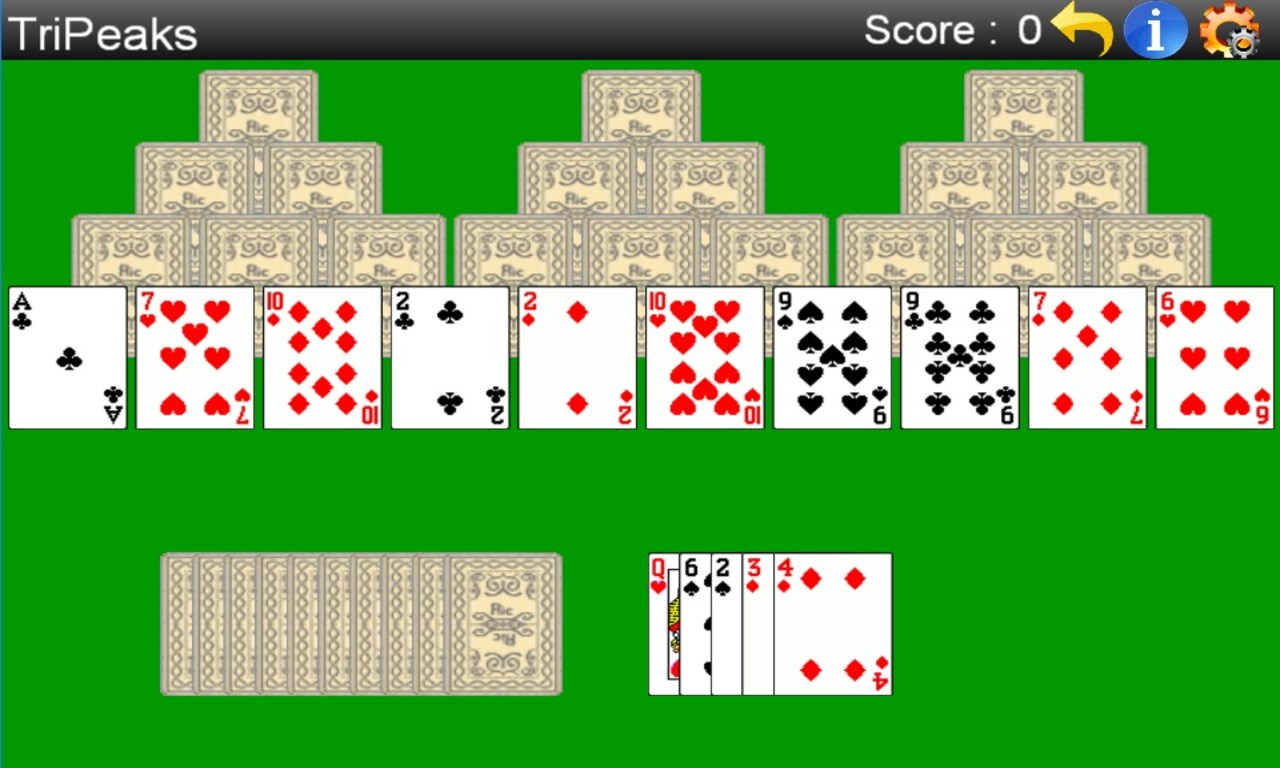 TriPeaks Solitaire (Free) screenshot