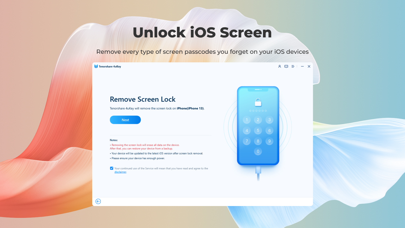 4uKey for iOS screenshot