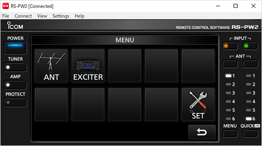 Icom RS-PW2 screenshot