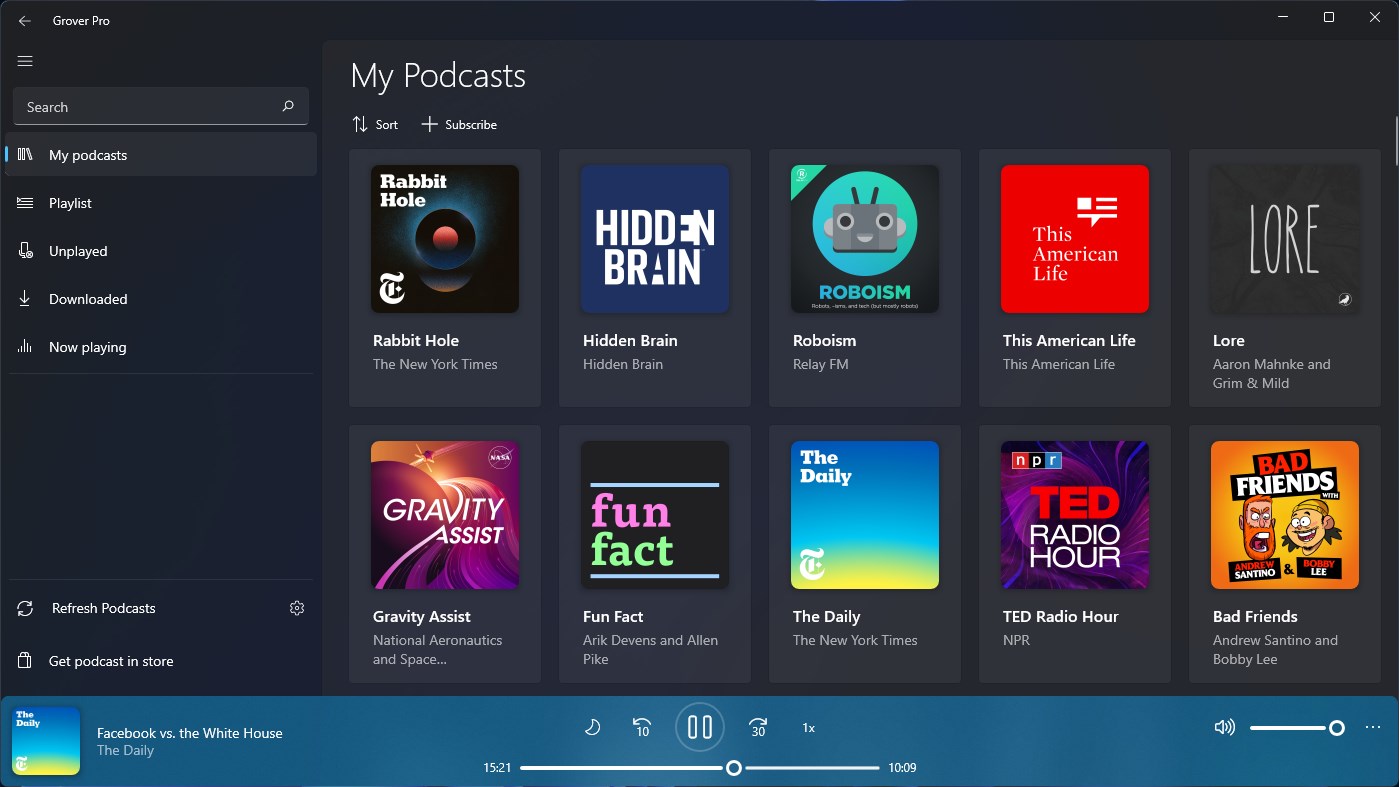 Grover Pro screenshot