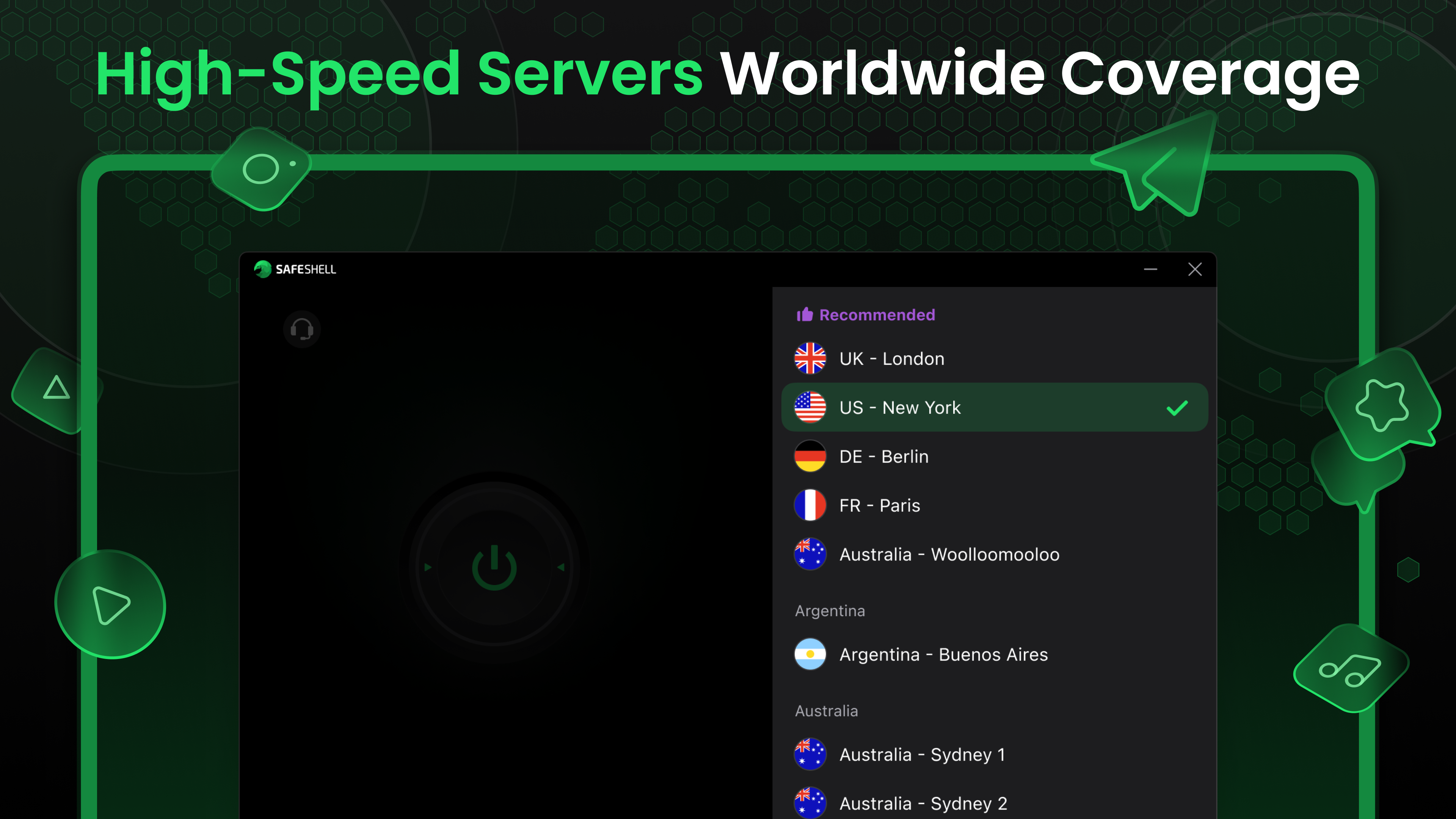 SafeShell VPN - Stream Freedom screenshot