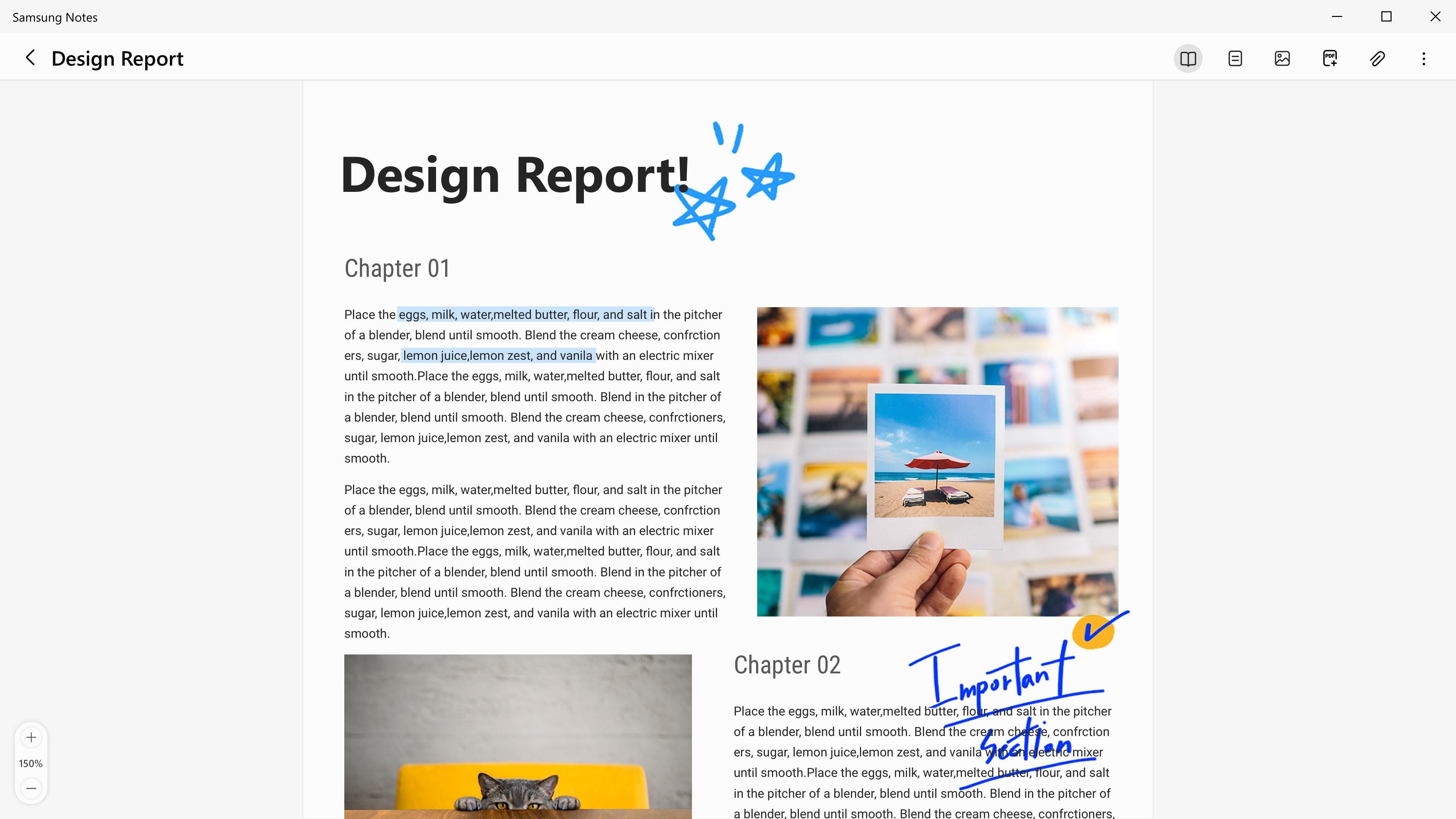 Samsung Notes screenshot