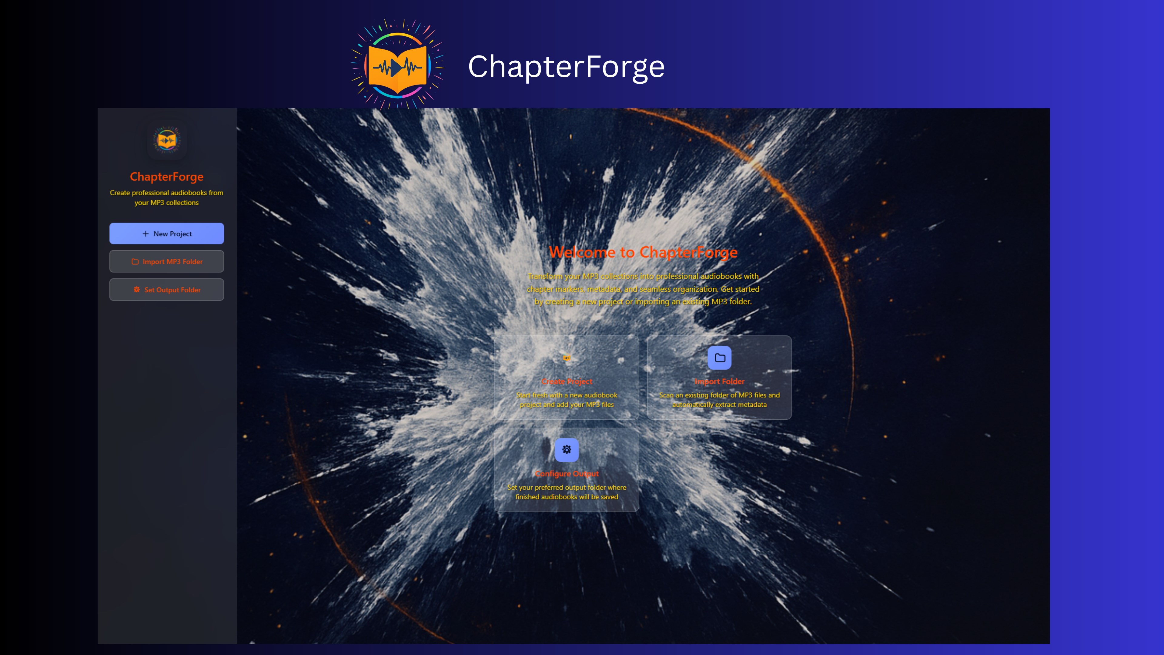 ChapterForge screenshot