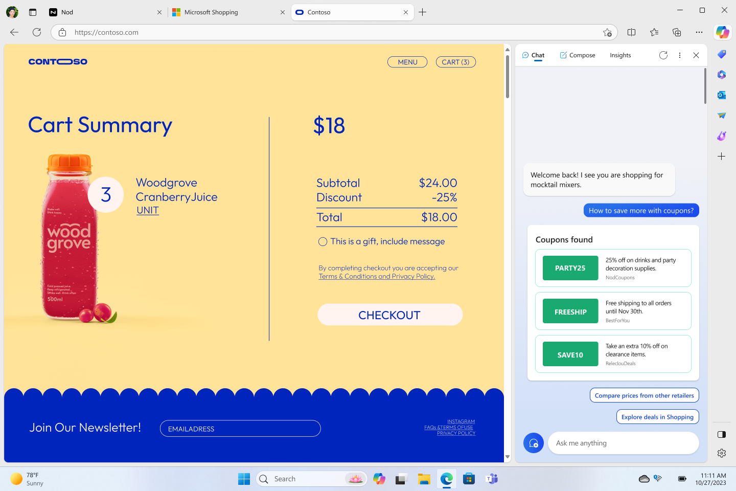 Microsoft Edge Browser screenshot