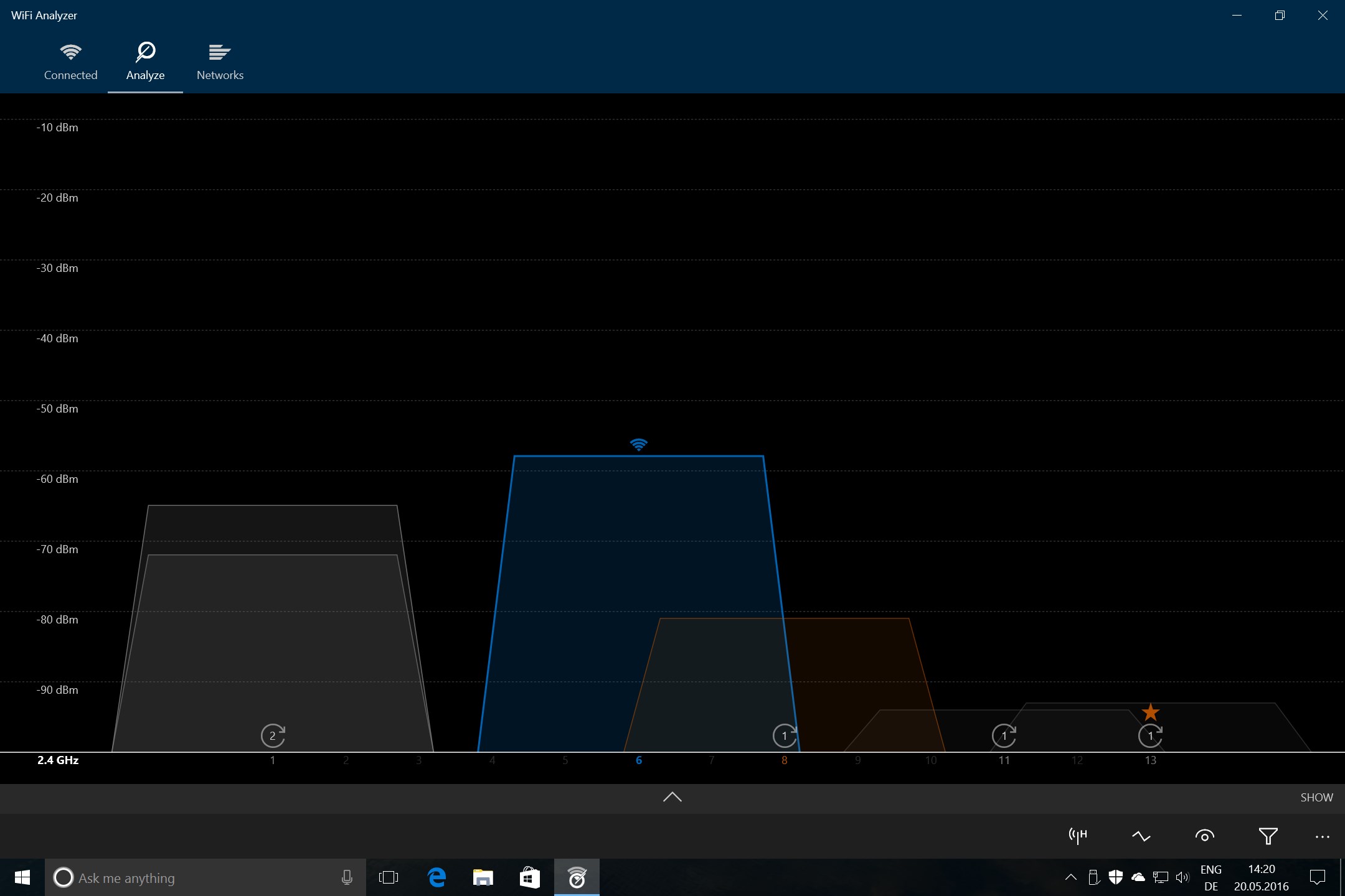 WiFi Analyzer screenshot
