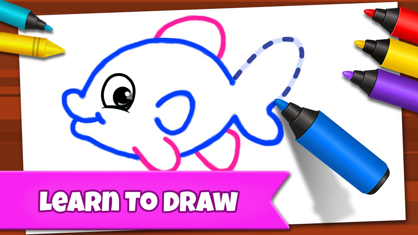 Drawing Games: Draw & Color For Kids screenshot